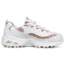 Skechers D Lites 1.0 Low Top Running Shoes White Women's 39