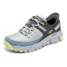 Skechers Summits AT Cushioned Wear-Resistant Supportive Lightweight Low-Top Running Shoes Women's Gray Blue White Gray Blue White, 37.5
