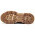 Skechers OUTDOOR Breathable Height Increasing Rebound Mid-Top Casual Shoes Women's Gray Brown Natural/Multicolor/NMLT, 39.5