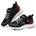 Skechers Slip-Resistant Breathable Low-Top Kids' Running Shoes Black Red Kids' Красно-черный, 28.5