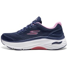 Skechers Max Cushioning Lightweight Low Top Running Shoes Women's Blue Синий, 35