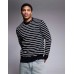 Marshall Artist stockholm knit jumper in navy stripe Синий, S