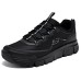 Skechers OUTDOOR MENS Anti-Slip Wear-Resistant Low-Top Trekking Shoes Men's Black Черный, 41.5