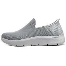 Skechers Slip Ins Go Walk 'Light Grey' Серый Белый, 40