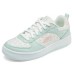 Skechers Slip Resistant Cushioning Abrasion Resistant Low Top Skateboard Shoes Women's White Blue White blue, 35