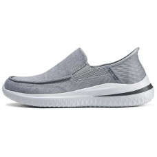 Skechers Slip Ins Slip-Ins Technology Wear-Resistant Low-Top Casual Shoes Men's Light Gray Серый, 41.5