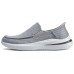 Skechers Slip Ins Slip-Ins Technology Wear-Resistant Low-Top Casual Shoes Men's Light Gray Серый, 41.5
