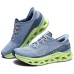 Skechers Cushioned Slip-Resistant Low-Top Casual Running Shoes Women's Blue Blue/Multicolor, 39