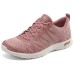 Skechers SPORT ACTIVE Running Shoes Women's Low-Top Dark Red Pink Dark Red Pink, 37
