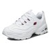 Skechers D'LITES 1.0 Cushioning Anti-Slip And Wear-Resistant Low-Top Chunky Sneakers Men's White 42.5