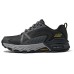 Skechers Max Protect Durable Breathable Low-Top Outdoor Shoes Men's Black Gray Black Gray, 45