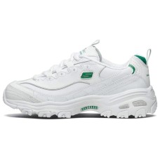 Skechers DLites White Green Women's 38.5