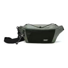 Skechers Fabric Fanny Pack Regular Unisex Black & Orchid Green Black with Dragon Tongue Green Accents