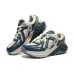 Skechers Cushioning Wear-Resistant Low-Top Casual Shoes Men's Blue White Синий Белый, 42