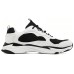 Skechers Lifestyle Arizin Cushioning Anti-Slip Wear-Resistant Breathability Low-Top Casual Shoes Men's Black White 41