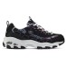 Skechers DLITES Cushioned Slip-Resistant Breathable Support Lightweight Low-Top Chunky Sneakers Women's Black Черный, 37.5