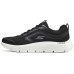 Skechers Go Walk Fle Anti-Slip Wear-Resistant Low-Top Casual Shoes Men's Black White Черно-белый, 43
