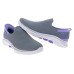 Skechers GO WALK 7 Casual Shoes Women's Low-Top Gray Purple Серый с фиолетовым, 37