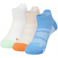 Skechers Comfort Sports Series Ankle Socks Unisex 3 Pack 3 Pack (Beige/White/Blue), M