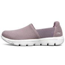 Skechers Go Walk Evolution Ultra Cushioning Lightweight Low Top Casual Shoes Women's Pink 38