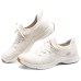 Skechers Breathable Lightweight Low-Top Running Shoes Women's Beige Бежевый, 40