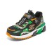 Skechers SKECHERS BOYS Cushioning Wear-Resistant Low-Top Kids' Running Shoes Black Green Teenagers Черно-зеленый, 30