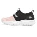Skechers Go Fle Slip Resistant Cushioning Abrasion Resistant Low Top Kids Lifestyle Shoes Pink/Black Teenagers 31