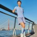 Skechers Comfort Technology Series T Shirt Women's Xenon Blue Синий, L