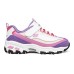 Skechers D'LITES Series Anti-Kick Kids Lifestyle Shoes Purple Pink White Teenagers 27.5