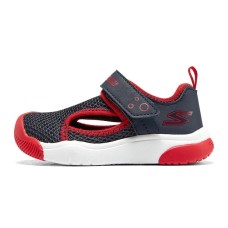 Skechers Anti-Slip And Wear-Resistant Breathable Children's Sandals Blue Red Children Aged 3-7 Years Old Красно-синий, 21