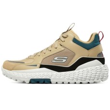 Skechers Monster Cushioning Anti-Slip And Wear-Resistant High-Top Casual Shoes Men's Natural 41
