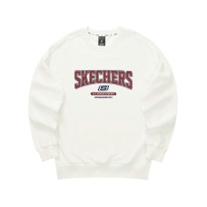 Skechers Sportlife Sweatshirt Unisex Marshmallow White Белый, S
