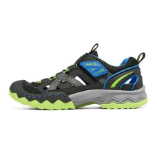 Skechers Wear-Resistant Slip-Resistant Kids Lifestyle Shoes Black Blue Teenagers 36