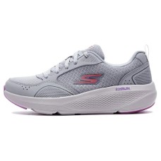 Skechers GO RUN Elevate Cushioning Anti-Slip Wear-Resistant Breathability Low-Top Casual Running Shoes Women's Gray 36