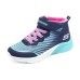 Skechers Girls Cushioning Wear-Resistant Ankle-Length Kids' Boots Teenagers Navy/multicolor, 27.5
