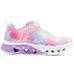 Skechers Flutter Heart Lights Slip Resistant Cushioning Abrasion Resistant Casual Shoes Pink Multicolor Teenagers 36