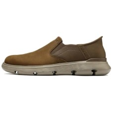 Skechers Cushioning Wear-Resistant Low-Top Casual Shoes Men's Brown Коричневый, 42