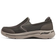 Skechers Go Walk Arch Fit Cushioning Anti-Slip And Wear-Resistant Low-Top Running Shoes Men's Brown Коричневый, 42.5