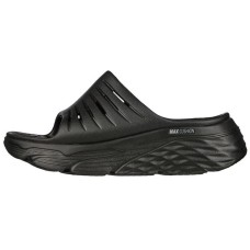 Skechers Max Cushioning Rubber Sole Slip-Resistant Abrasion-Resistant Slide Slippers Women's Black 38