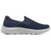 Skechers Go Walk Fle Cushioned Anti-Slip And Wear-Resistant Lightweight Low-Top Casual Shoes Men's Navy 44.5