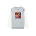 Skechers Grade School Sweatshirts Rock White Grey/03VL, 130