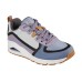 Skechers Casual Shoes Women's Low-Top Gray/Purple/Blue 37.5