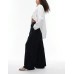 Topshop velvet tie waist jogger in slate Slate, US 2