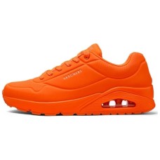 Skechers Uno Cushioned Wear-Resistant Breathable Low-Top Casual Shoes Men's Orange Оранжевый, 42