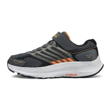 Skechers Wear-Resistant Slip-Resistant Kids Lifestyle Shoes Gray Orange Kids' Gray Orange, 30