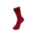 Skechers Mid Calf Socks Unisex 2 Pack 2 Pack (Black/Dark Red/042W), M