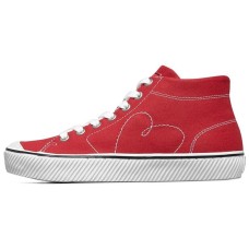 Skechers Bobs B Wild Mid Top Sneakers Red Women's 35.5