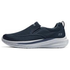 Skechers Non-slip Breathable And Wear-resistant Low-Top Casual Shoes Men's Sea Blue Синий, 42.5