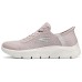 Skechers Go Walk Fle Cushioning Wear-Resistant Low-Top Casual Running Shoes Women's Pink Розовый, 35.5