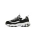 Skechers DLITES Cushioned Slip-Resistant Low-Top Chunky Sneakers Women's Black White Черно-белый, 36